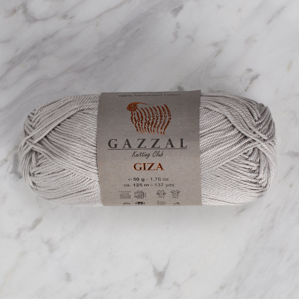 Gazzal Giza 50gr Gri El Örgü İpi - 2456